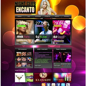 web-дизайн: ENCANTO Night Club