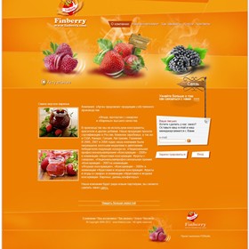 web-дизайн: FINBERRY Продажа Ягодной продукции